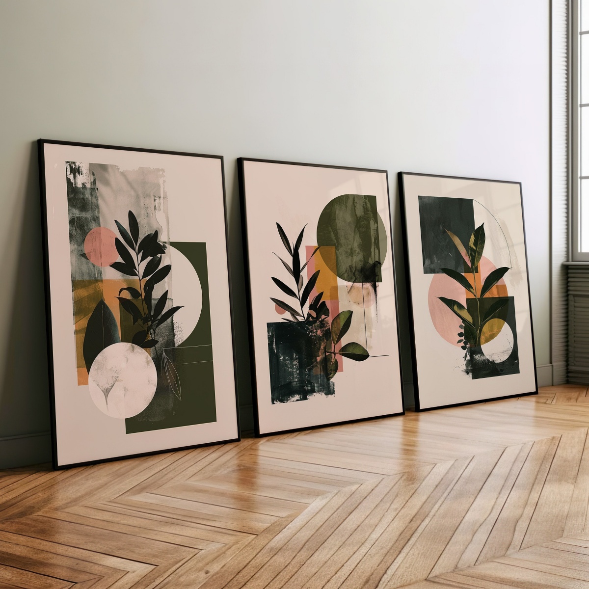 Abstract Canvas Set - Set di 3 Stampe su Tela