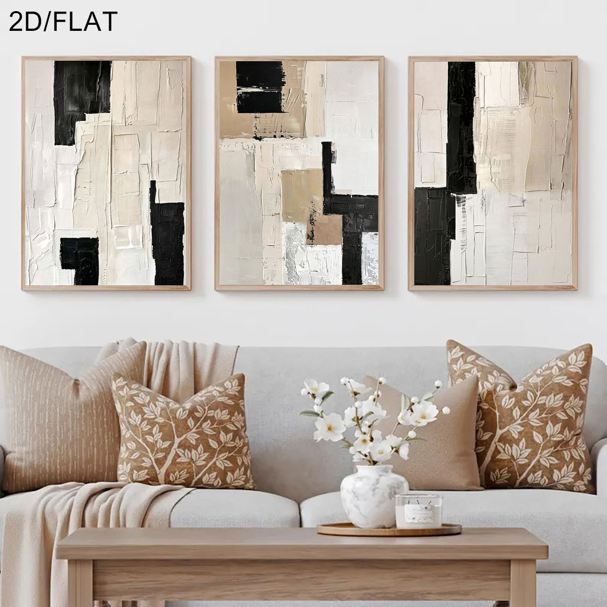 3 Pezzi Senza Cornice, Set di  - Abstract Canvas Set recensione e prezzo