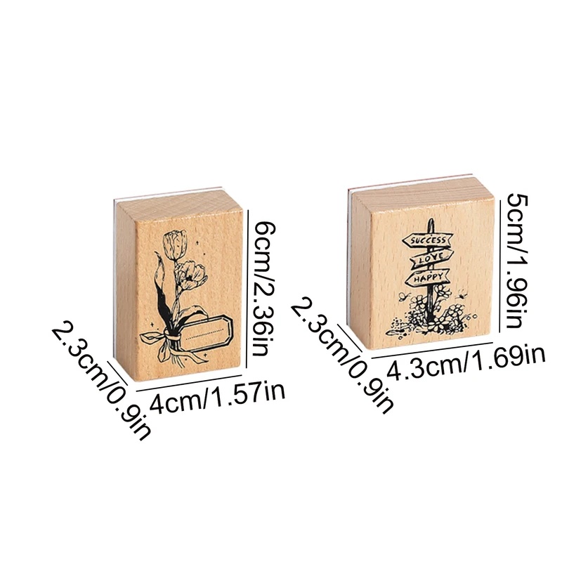 Timbri in legno e gomma in sti - Wall Sticker recensione e prezzo