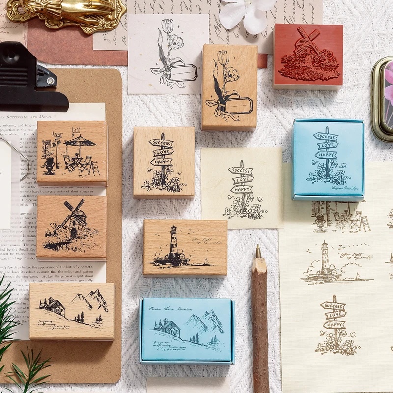 Timbri in legno e gomma in sti - Wall Sticker recensione e prezzo