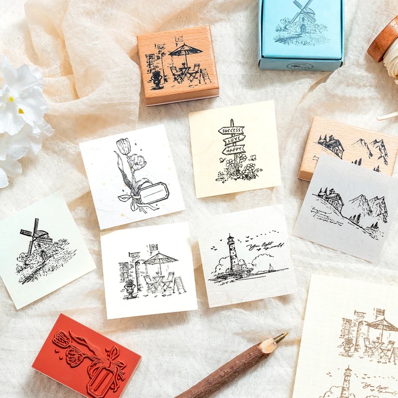 Timbri in legno e gomma in sti - Wall Sticker recensione e prezzo