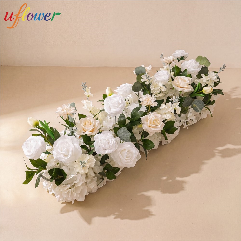 Uflower Rose Greenery Flower R - Table Runner recensione e prezzo
