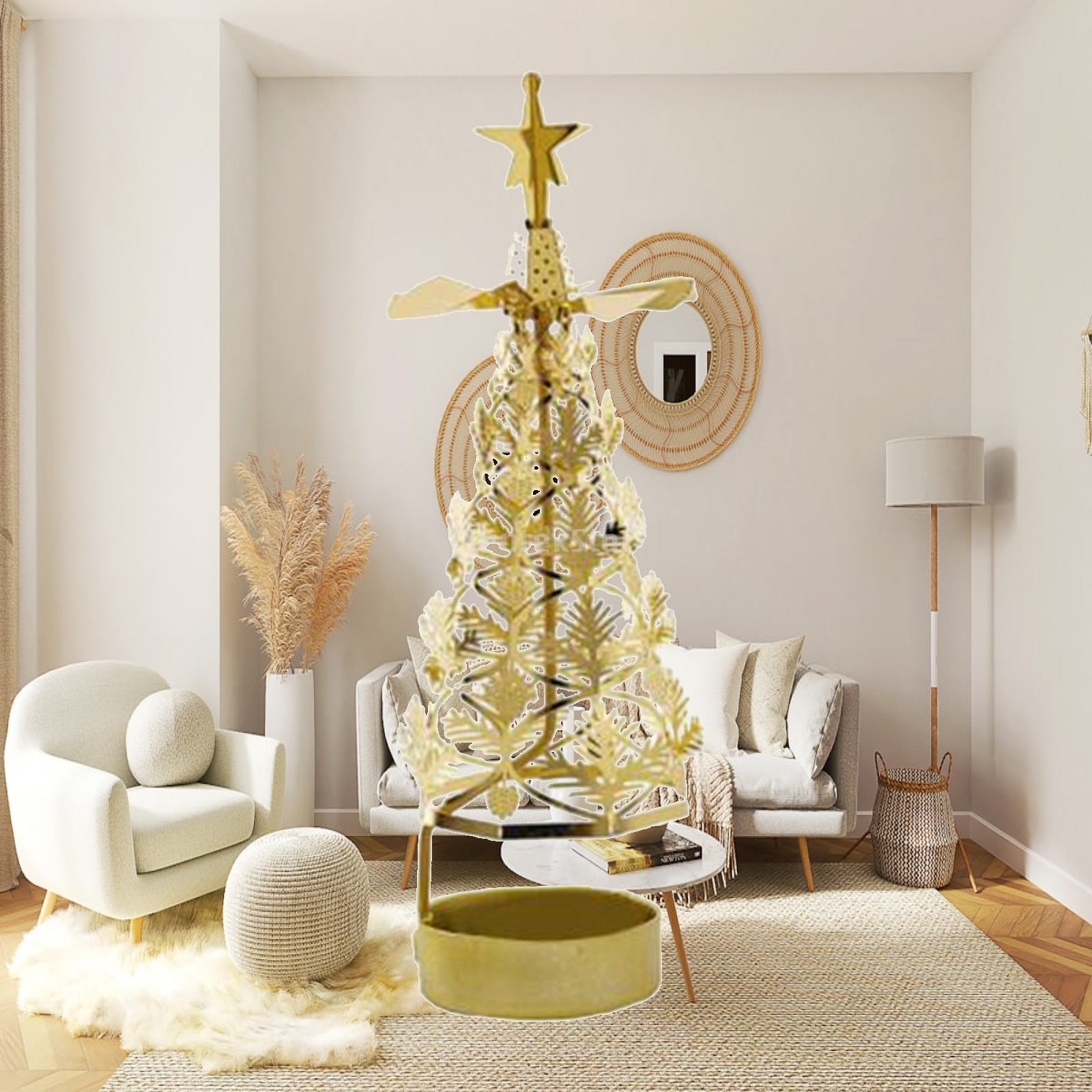 Portacandele Girevole in Accia - Candle Holder Decor recensione e prezzo