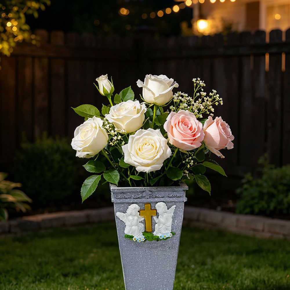 Vaso da tomba a forma di croce - Vase Decor recensione e prezzo
