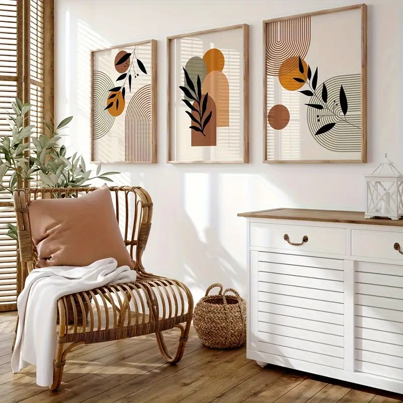 Set di 3 Poster Geometrici Ast - Abstract Canvas Set recensione e prezzo